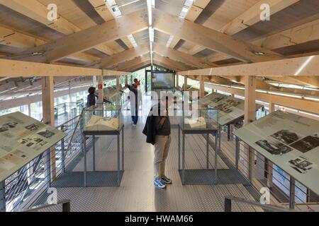 Germany, Bavaria, Obersalzberg, Dokumentation Obersalzberg, museum about the Nazi dictatorship, interior exhibits Stock Photo