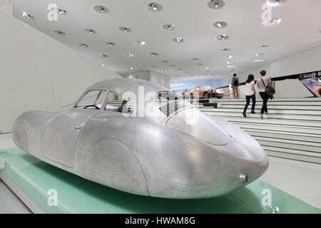 Germany, Baden-Wurttemburg, Stuttgart-Zuffenhausen, Porsche Car Museum, Gmund Coupe prototype Stock Photo