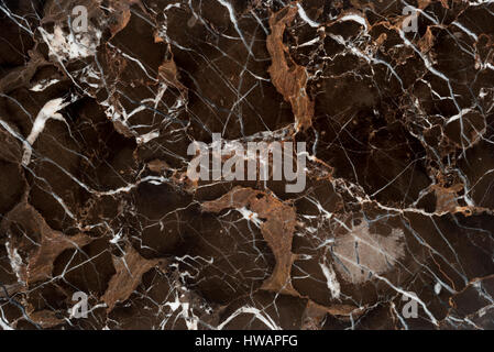 Beautiful brown Vein Marble Stone tile Stock Photo