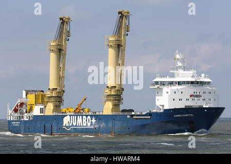 JUMBO KINETIC inbound Rotterdam Stock Photo