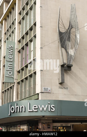 The John Lewis Department store on Oxford Street, London, UK Stock Photo