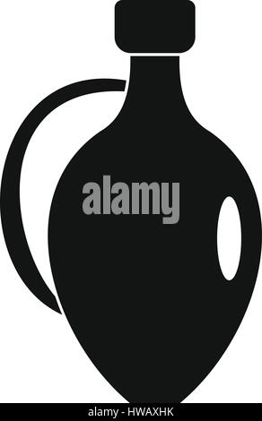 Clay jug icon, simple style Stock Vector