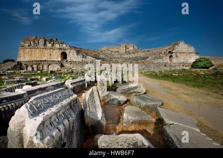 Turkey, Aegean Region, Aydin Province, Mileto, Milet Stock Photo