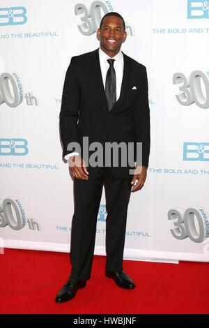 Los Angeles, CA, USA. 18th Mar, 2017. Lawrence Saint-Victor at arrivals for CBS's THE BOLD AND THE BEAUTIFUL 30th Anniversary Party, Clifton's Cafeteria, Los Angeles, CA March 18, 2017. Credit: Priscilla Grant/Everett Collection/Alamy Live News Stock Photo