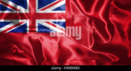 Variant Flag of the United Kingdom of Great Britain and Northern Ireland 3D illustration Stock Photo