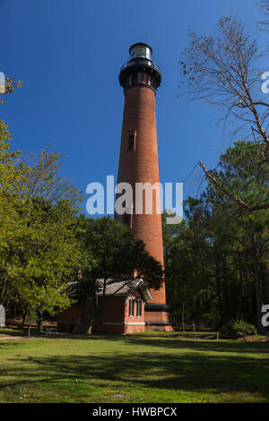 Currituck Beach Lighthouse, Corolla, NC, USA Stock Photo