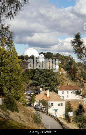 Homes inhabited by researchers who work at Lick Observatory, Mt Hamilton, Santa Clara County, California, United States Stock Photo