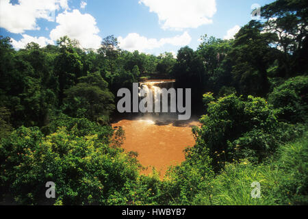 Thika Falls as seen from Blue Post Hotel near Thika town, Kenya Stock Photo