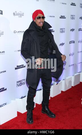 Sports Illustrated Swimsuit 2017 NYC launch event at Center415 Event Space on February 16, 2017 in New York City.  Featuring: Nick Cannon Where: New York, New York, United States When: 17 Feb 2017 Stock Photo