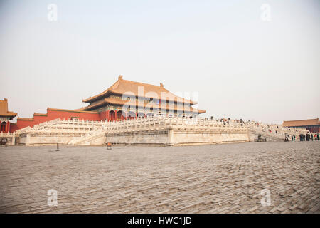 TaiHe Dian (Hall of Supreme Harmony) The Forbidden City. Beijing. China Stock Photo