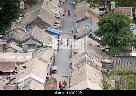 Beijing City, Hutong, Xicheng District, China Stock Photo