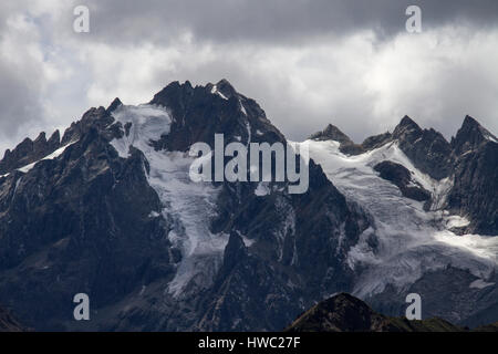 Meili snow mountain, morning, Sanjiang Naga, Yunnan Province, China Stock Photo