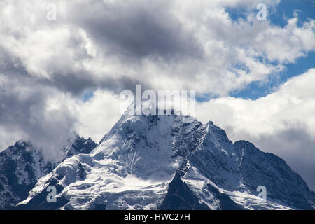 Meili snow mountain, morning, Sanjiang Naga, Yunnan Province, China Stock Photo