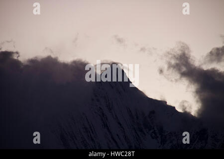 Meili snow mountain, morning, Sanjiang Naga, Yunnan Province, China Stock Photo