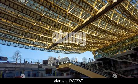 Canopy of Les Halles district in Paris. France Stock Photo