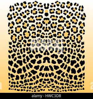 vector background of leopard skin pattern Stock Vector
