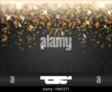 Glow special effect light, flare, star. Firework. Isolated spark. Really transparency. Stock Vector