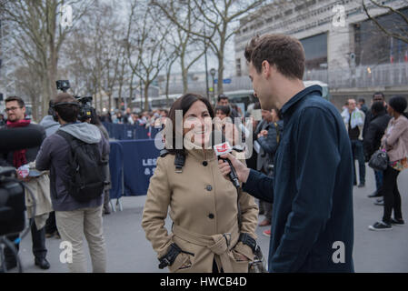 Paris : Serge Moati French journalist and director Stock Photo