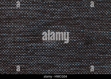 Blackbackground with checkered pattern, closeup. Structure of the fabric macro. Stock Photo