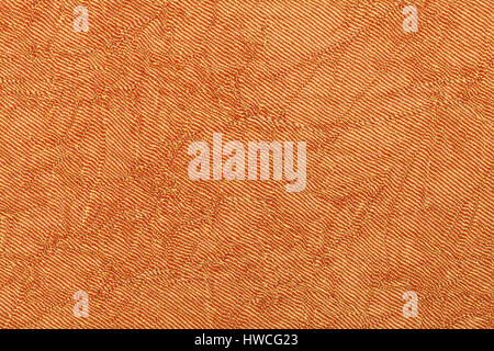 Olive green wavy background from a textile material. Fabric with natural texture closeup. Upholstery fabric pleated. Stock Photo