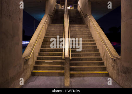 Metro Station in Inglewood, CA. Stock Photo