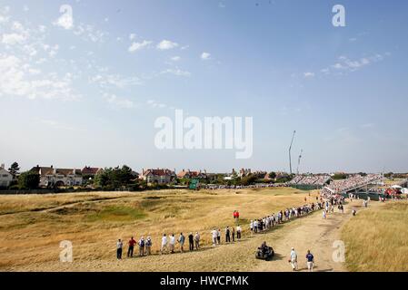 15TH HOLE ROYAL LIVERPOOL HOYLAKE ROYAL LIVERPOOL GOLF CLUB HOYLAKE 21 July 2006 Stock Photo