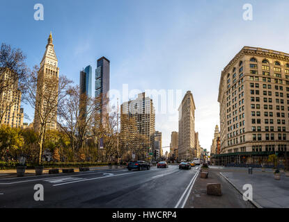 Buildings around Madison Square Park - New York City, USA Stock Photo