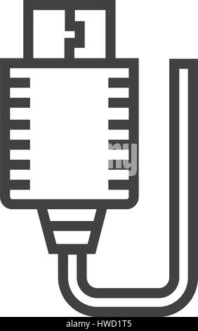 USB Adapter icon Stock Vector