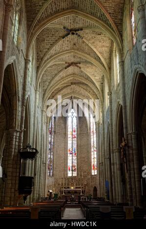 France, Herault, Clermont l'Herault, the St Paul church Stock Photo