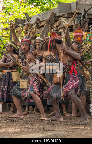 The Abui, near Kalabahi, Pulau Alor, Indonesia Stock Photo