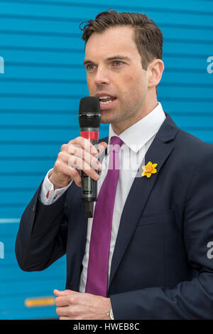 Ken Skates AM is a Welsh Labour politician, who has represented the constituency of Clwyd South since the National Assembly for Wales election of 2011 Stock Photo