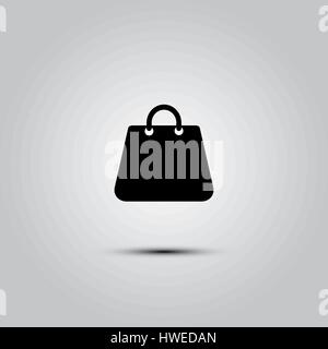 bag vector icon, flat design best vector icon Stock Vector