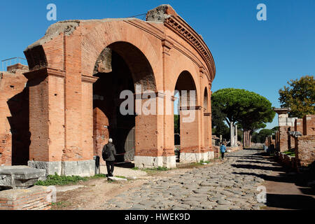 Italy lazio Ostia Antica - Stock Photo