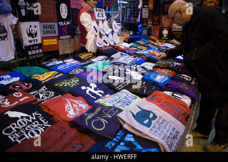 Stalls at Cardiff Comic Con 2017 at the Motorpoint arena Stock Photo