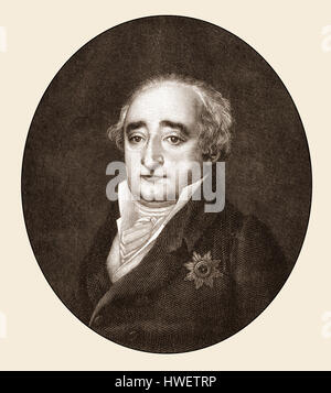 Heinrich Friedrich Karl vom und zum Stein, Baron vom Stein, 1757 - 1831, a Prussian statesman and reformer Stock Photo