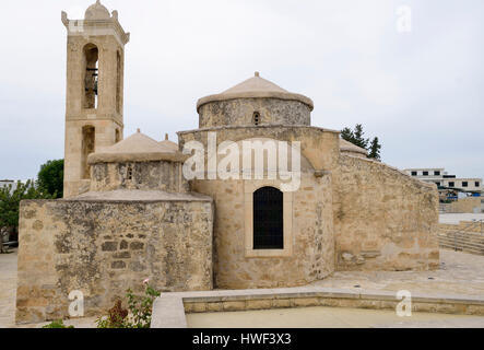 9th century Agia Paraskevi Byzantine Church, Geroskipou Square, Geroskipou, Paphos, Cyprus Stock Photo