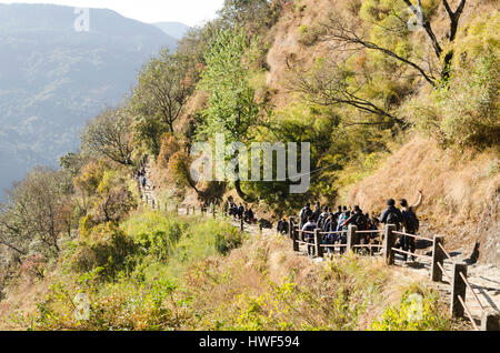 Photos from travelling around beautiful Ghandruk Village of Nepal near Pokhara.  This village is a traditional Gurung village. Stock Photo