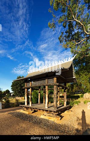 The Avoca Chinese Garden was opened on the 11/10/2014.The garden pays homage to the thousands of Chinese who passed through Avoca seeking their fortun Stock Photo