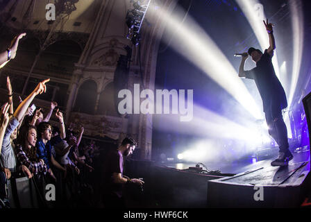 Wilkinson performing live at a sold out concert in Bournemouth  Featuring: Wilkinson, aka Mark Wilkinson Where: Bournemouth, United Kingdom When: 17 Feb 2017 Stock Photo