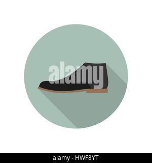 Shoe flat icon Stock Vector