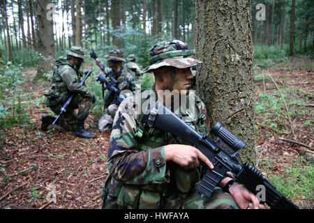 military drill of thye dutch army Stock Photo