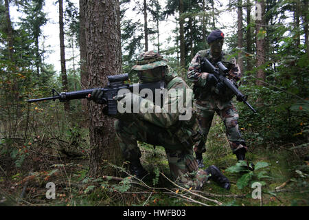 military drill of thye dutch army Stock Photo