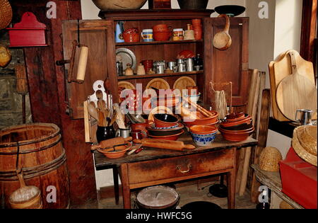 INTERIOR OF FARM MUSEUM IN LANCASTER PA SET UP LIKE AN OLD COUNTRY