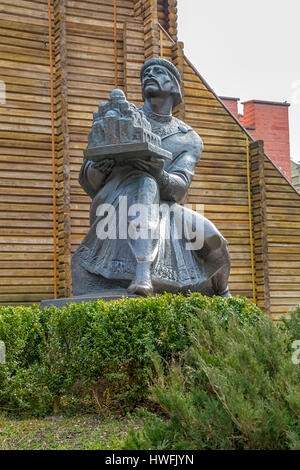 Monument to Yaroslav Mudry Stock Photo