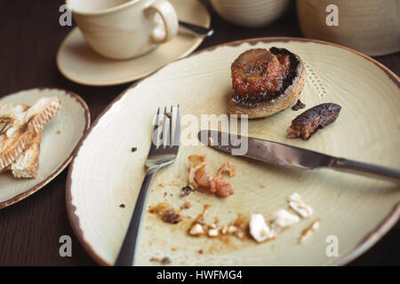 Half eaten English breakfast Stock Photo 28370043 Alamy