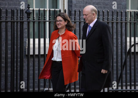 London, UK. 21st Mar, 2017. Chris Grayling MP, Secretary of State for Transport, arrives at 10 Downing Street for a Cabinet meeting. Credit: Mark Kerrison/Alamy Live News Stock Photo