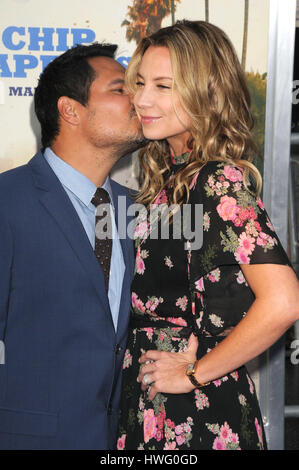 Los Angeles, California, USA. 20th Mar, 2017. Actor MICHAEL PENA, BRIE SHAFFER at the ''CHIPS'' Premiere held at the TCL ChineseTheater, Hollywood CA Credit: Paul Fenton/ZUMA Wire/Alamy Live News Stock Photo