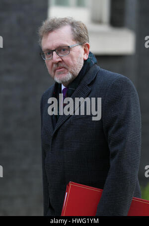 London, UK. 21st Mar, 2017. David Mundell Secretary of State for Scotland seen attending the weekly cabinet meeting in Downing street. Credit: WFPA/Alamy Live News Stock Photo