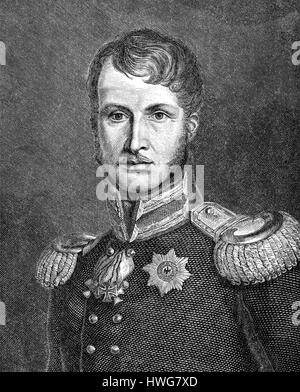 Frederick William III  or Friedrich Wilhelm III., 1770 - 1840, king of Prussia Stock Photo
