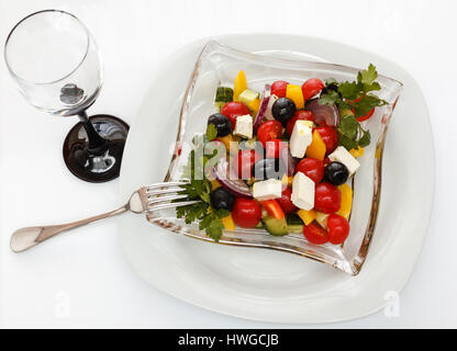 salad of fresh vegetables Stock Photo